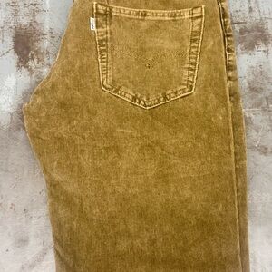 Levi’s 511 Slim Corduroy Pants Men 32x32 Brown Stretch NWT
